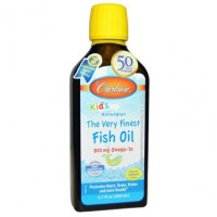 Рыбий жир для детей (вкус лимона), Fish Oil, Carlson Labs, норвежский, 200 мл, 18381
  