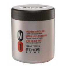 Repairing mask for colored hair, M1, Echosline, 1000 ml, 02290-2
 