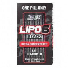 Fat Burner, Lipo-6 Black Hers Ultra Concentrate, Nutrex Research, 60 Capsules, 24813
 