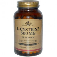 Cysteine, L-Cysteine, Solgar, 500 mg, 90 Capsules, 10816
 