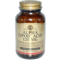 Alpha Lipoic Acid, Solgar, 120 mg, 60 Capsules, 10862
 