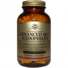 Probiotics, Probiotics, Solgar, Acidophilus 40+, 120 Capsules, 10865
 