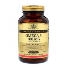 Fish Oil, Omega 3, Solgar, Double Strength, 700 mg, 60 Capsules, 10875
 