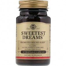 Sweet Dream, Sweetest Dreams, Solgar, 30 Capsules, 10890
 