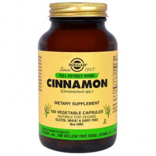 Cinnamon Extract, Cinnamon, Solgar, 100 Capsules, 10895
 