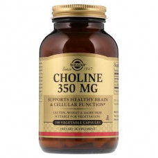 Choline, Choline, Solgar, 350 mg, 100 Capsules, 10929
 