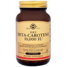 Бета каротин океанический, Beta-Carotene, Solgar, 25,000 МЕ, 90 капсул, 10913
  