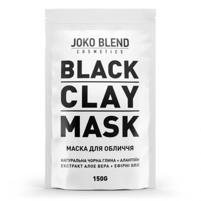 Черная глиняная маска для лица Black Сlay Mask Joko Blend, Joko Blend, 150 г, 10947
  