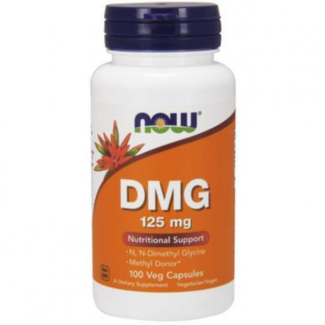 Dimethylglycine, DMG, Now Foods, 125 mg, 100 Capsules, 10981
 