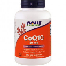 Coenzyme Q10 (CoQ10), Now Foods, 30 mg, 240 Capsules, 11003
 