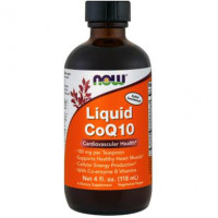 Коэнзим Q10 (Liquid CoQ10), Now Foods, жидкий, 118 мл, 11005
  