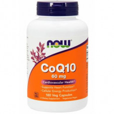 Coenzyme Q10 (CoQ10), Now Foods, 60 mg, 180 Capsules, 11007
 