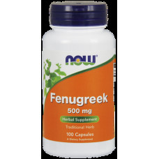 Fenugreek, Fenugreek, Now Foods, 500 mg, 100 Capsules, 11341
 