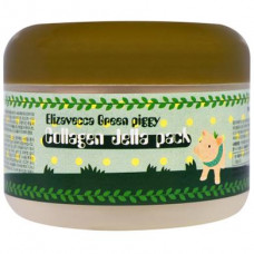 Collagen jelly face mask Green Piggy, Elizavecca, 100 g, 13402
 