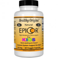 Эпикор для детей, EpiCor for Kids, Healthy Origins, 125 мг, 60 капсул, 14148
  