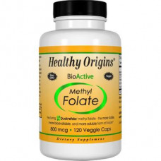 Methyl Folate, Healthy Origins, 800 mcg, 120 Capsules, 14190
 