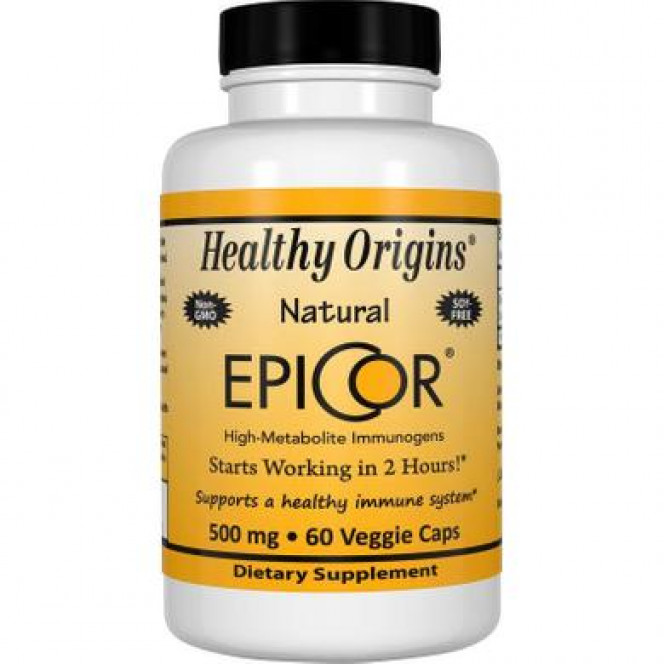 Epicor, EpiCor, Healthy Origins, 500 mg, 60 Capsules, 14191
 