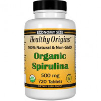 Spirulina, Spirulina, Healthy Origins, Organic, 500 mg, 30 Tablets, 14208
 