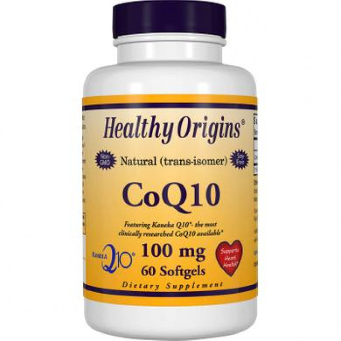 Coenzyme Q10, Healthy Origins, Kaneka Q10 (CoQ10 Gels), 100 mg, 60 capsules 409, 14229 .. Discounts, promotions, 100% original products. Worldwide shipping, free shipping, world, health, cosmetics, fitness