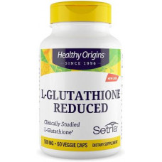 Glutathione, L-Glutathione, Healthy Origins, Setria, Reduced, 500 mg, 60 Capsules, 14245
 