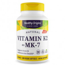 Vitamin K2 MK7, Vitamin K2 as MK-7, Healthy Origins, 100 mcg, 180 Capsules, 14226
 