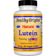 Лютеин, Lutein, Healthy Origins, 20 мг, 60 капсул, 14294
  