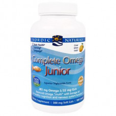 Teen Fish Oil, Complete Omega, Nordic Naturals, Lemon, 180 Softgels, 14511
 