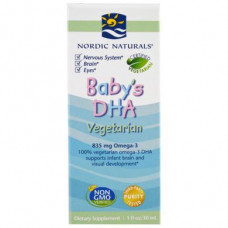 Рыбий жир для детей, Babys DHA, Nordic Naturals, вегетарианский, 30 мл, 14536
  