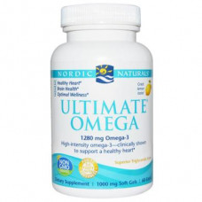 Omega-3 Purified (Lemon), Ultimate Omega, Nordic Naturals, 60 Capsules, 14570
 