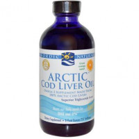 Cod Liver Fish Oil, Arctic Cod Liver Oil, Nordic Naturals, Orange, Arctic, 237 ml, 14581
 