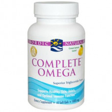 Omega 3 6 9 (Lemon), Complete Omega, Nordic Naturals, 1000 mg, 60 Capsules, 14599
 