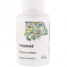 Calcium Malate, Dicalcium Malate, Thorne Research, 120 Capsules, 14704
 