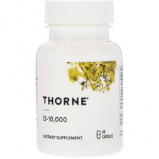 Vitamin D-10 000, Vitamin D, Thorne Research, 60 capsules, 14718
 