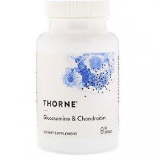 Glucosamine Chondroitin, Glucosamine & Chondroitin, Thorne Research, 90 Capsules, 14738
 