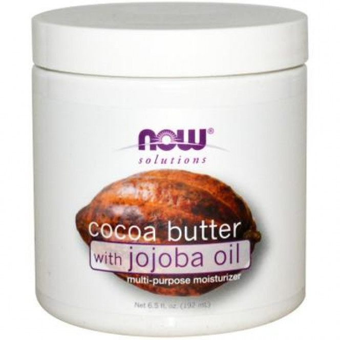 Cocoa Butter with Jojoba Oil, Now Foods, Solutions, 192 ml 261, 15283 .. Discounts, promotions, 100% original products. Worldwide shipping, free shipping, world, health, cosmetics, fitness