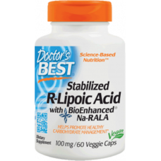 R-липоевая кислота, R-Lipoic Acid, Doctors Best, 100 мг, 180 капсул, 15959
  