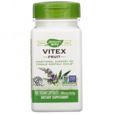 Витекс, Авраамово дерево, Vitex, Natures Way, 400 мг, 100 капсул, 15962
  