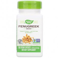 Fenugreek, Fenugreek, Natures Way, Seed, 610 mg, 100 Capsules, 15973
 