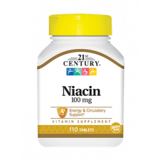 Vitamin B3, Niacin, Natures Way, 100 mg, 100 Capsules, 15992
 