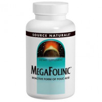 Folic Acid, MegaFolinic, Source Naturals, 800 mcg, 120 Tablets, 16755
 