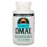 DMAE (Диметиламиноэтанол), Source Naturals, 351 мг, 200 капсул, 16773
  