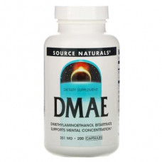 DMAE, Source Naturals, 351 mg, 200 Capsules, 16773
 