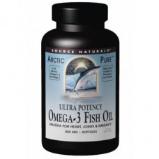 Omega-3 Fish Oil, Omega-3 Fish Oil, Source Naturals, Arctic, 850 mg, 60 Capsules, 16779
 