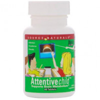 Attentive Child, Source Naturals, 60 Tablets, 16804
 