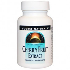 Экстракт дикой вишни (Cherry Fruit ), Source Naturals, 500 мг, 90 таблеток, 16841
  