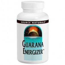 Гуарана, Guarana Energizer, Source Naturals, 900 мг, 60 таблеток, 16846
  