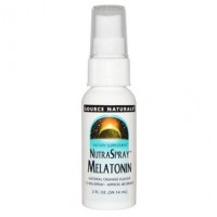 Melatonin (Orange Flavor), NutraSpray Melatonin, Source Naturals, Spray, 59.14 ml, 16852
 