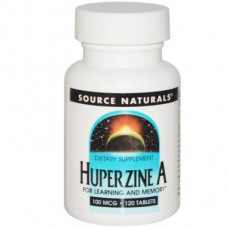 Витамины для мозга, Huperzine A, Source Naturals, 200 мкг, 120 таблеток, 16766
  