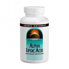 Альфа-липоевая кислота, Alpha Lipoic Acid, Source Naturals, 50 мг, 100 таблеток, 16894
  