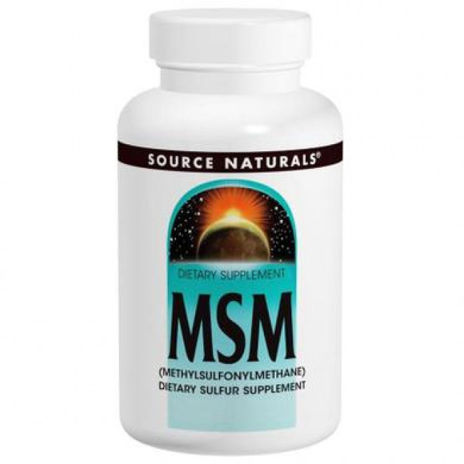 Метилсульфонилметан, MSM, Source Naturals, 1000 мг, 120 таблеток, 16914
  